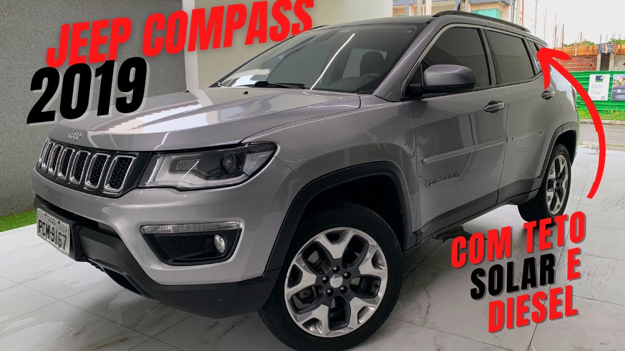 JEEP COMPASS DIESEL 2019 LONGITUDE COM TODOS OS OPCIONAIS DE FÁBRICA!!! MELHOR SUV?