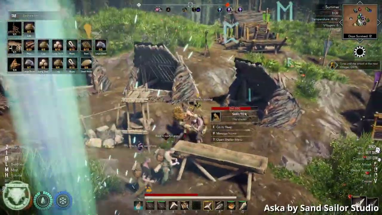 Aska Review: Viking colony management survival crafting!