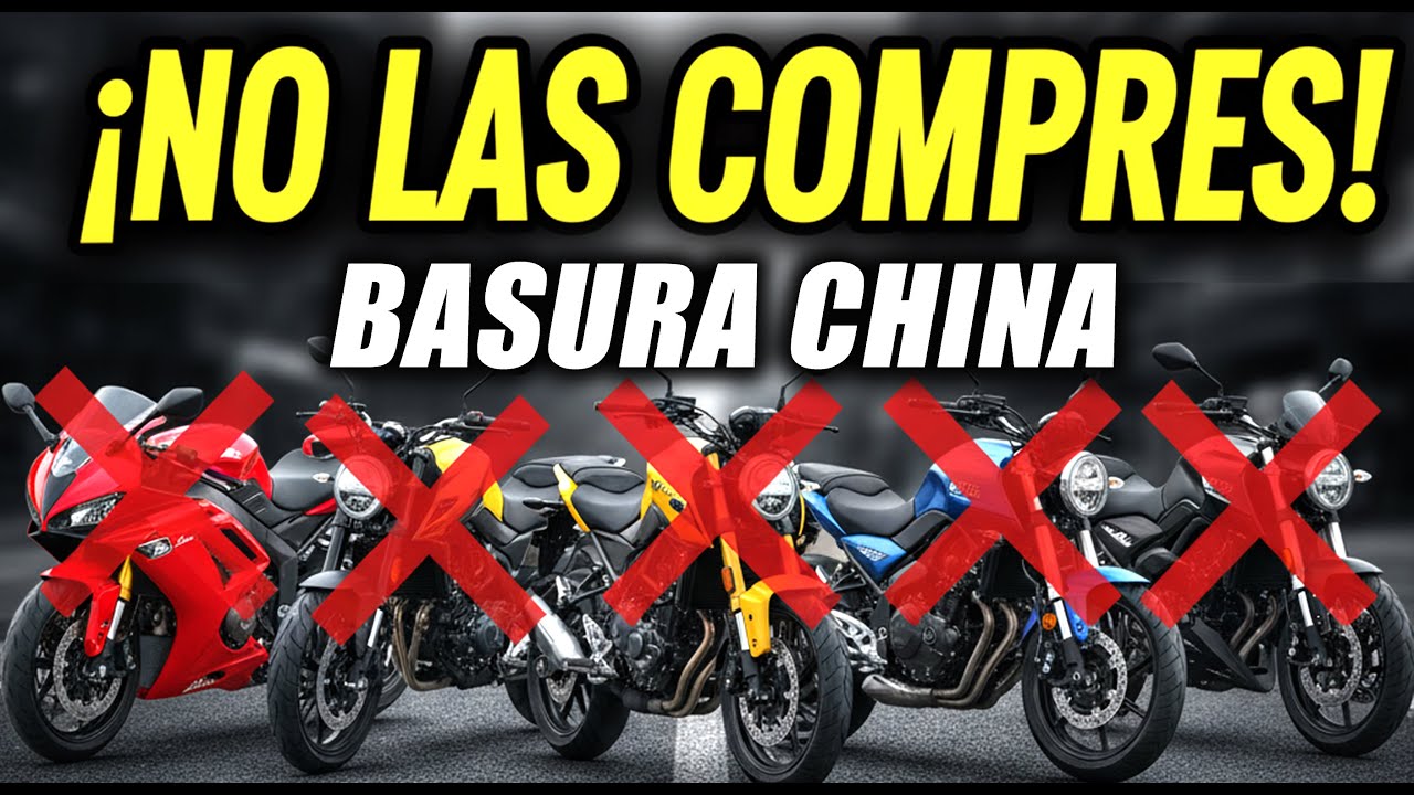 LA LISTA NEGRA ❌ Las 10 PEORES Motos Chinas que puedes Comprar (Análisis Real)
