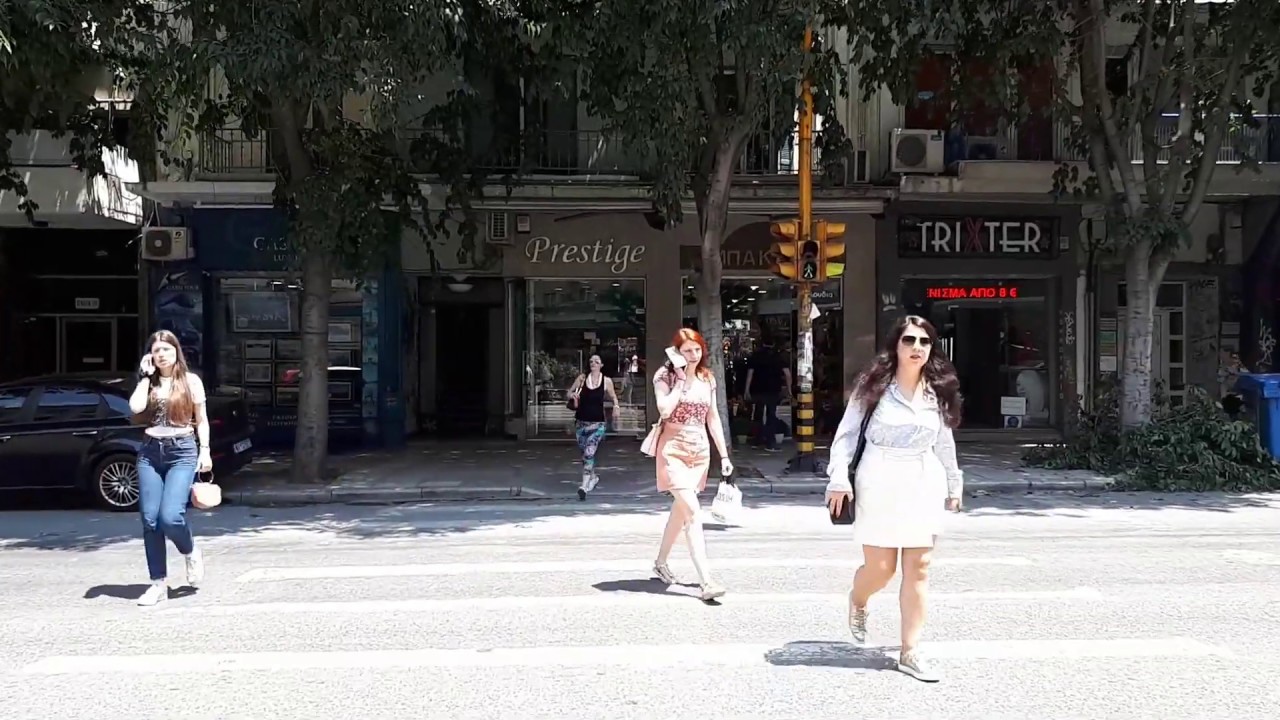 Walking in Thessaloniki 2 (Egnatia Str.) (18-6-2019)