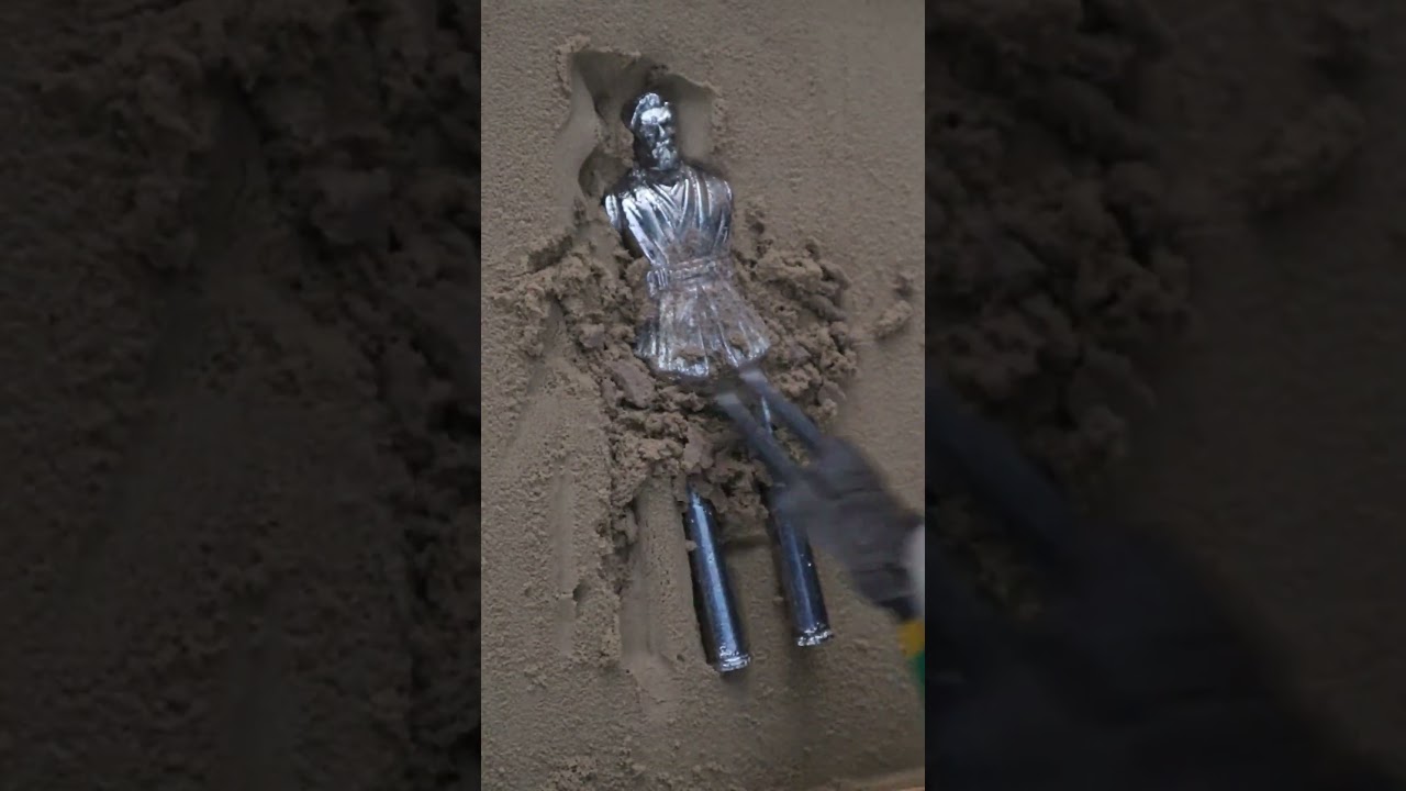 sand casting mold making #diy #sandcasting #cake #sandmold