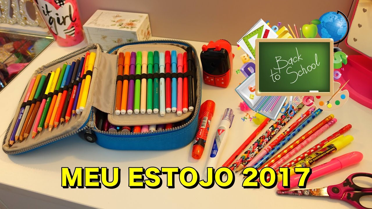 O QUE TEM NO MEU ESTOJO 2017 - Julia Silva