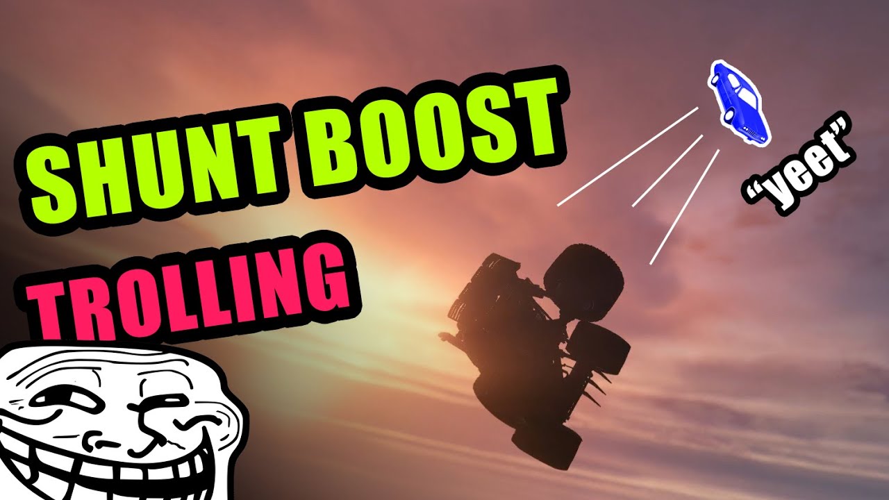 Launching Cars to the Sky! SHUNT BOOST Trolling & Flying (Arena War Sasquatch in GTA 5 Online)