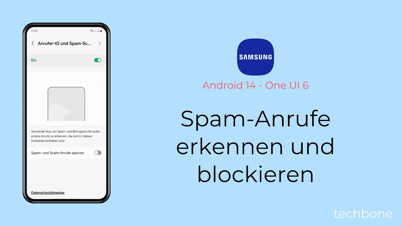 Spam-Anrufe erkennen und blockieren - Samsung [Android 14 - One UI 6]