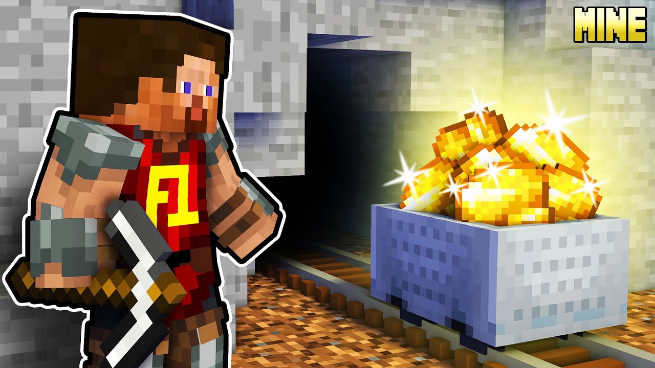Ich werde Goldgräber in Minecraft