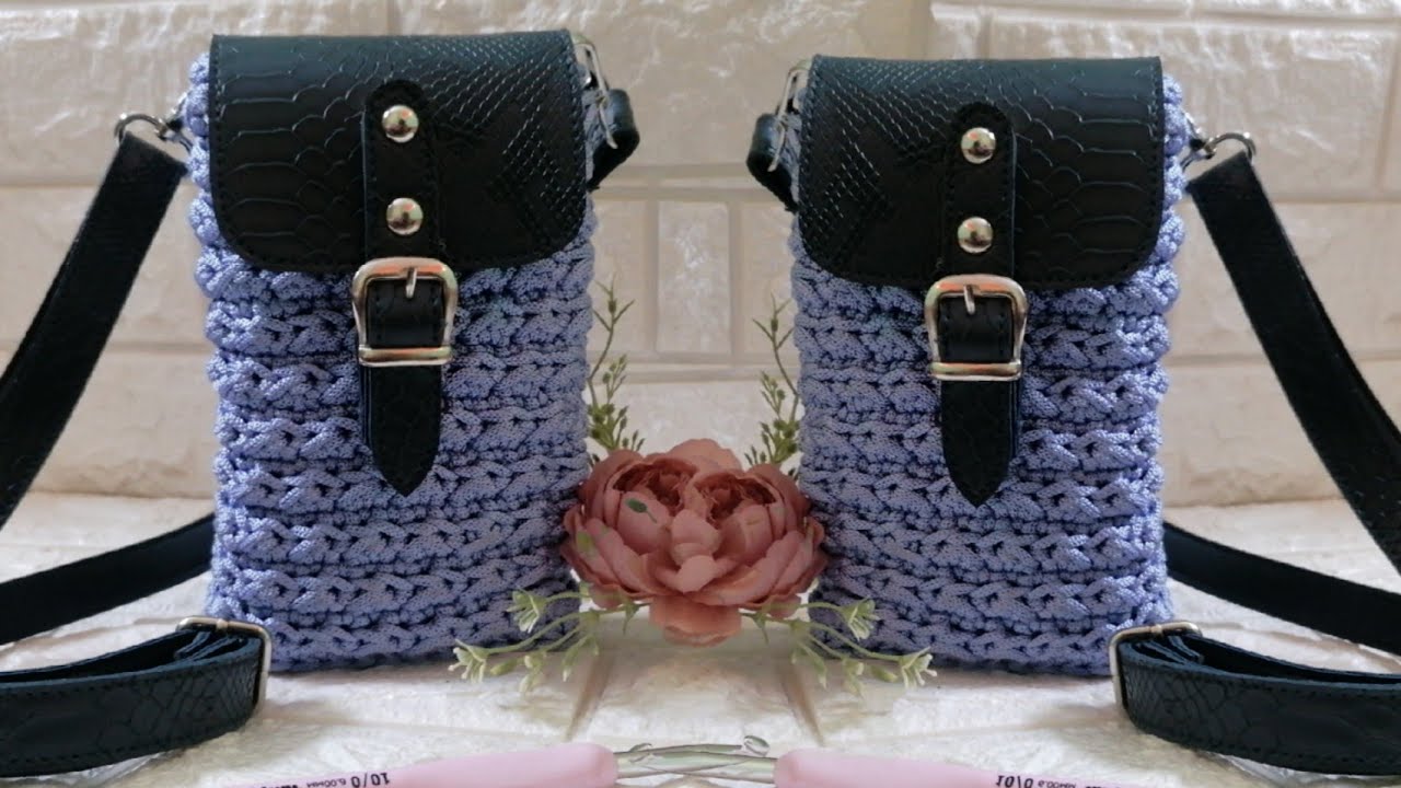 حصريا كروشيه شنطه زارا سهله جدا crochet Zara bag