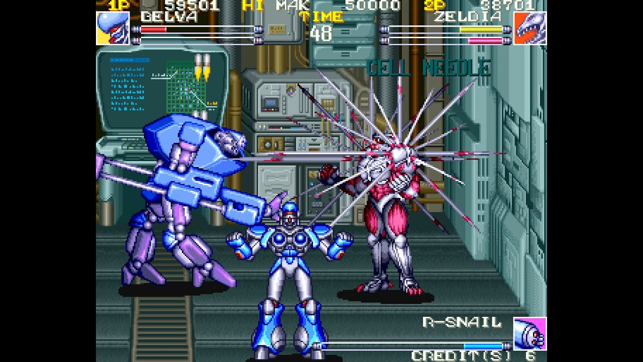 Denjin Makai arcade 2 player 60fps