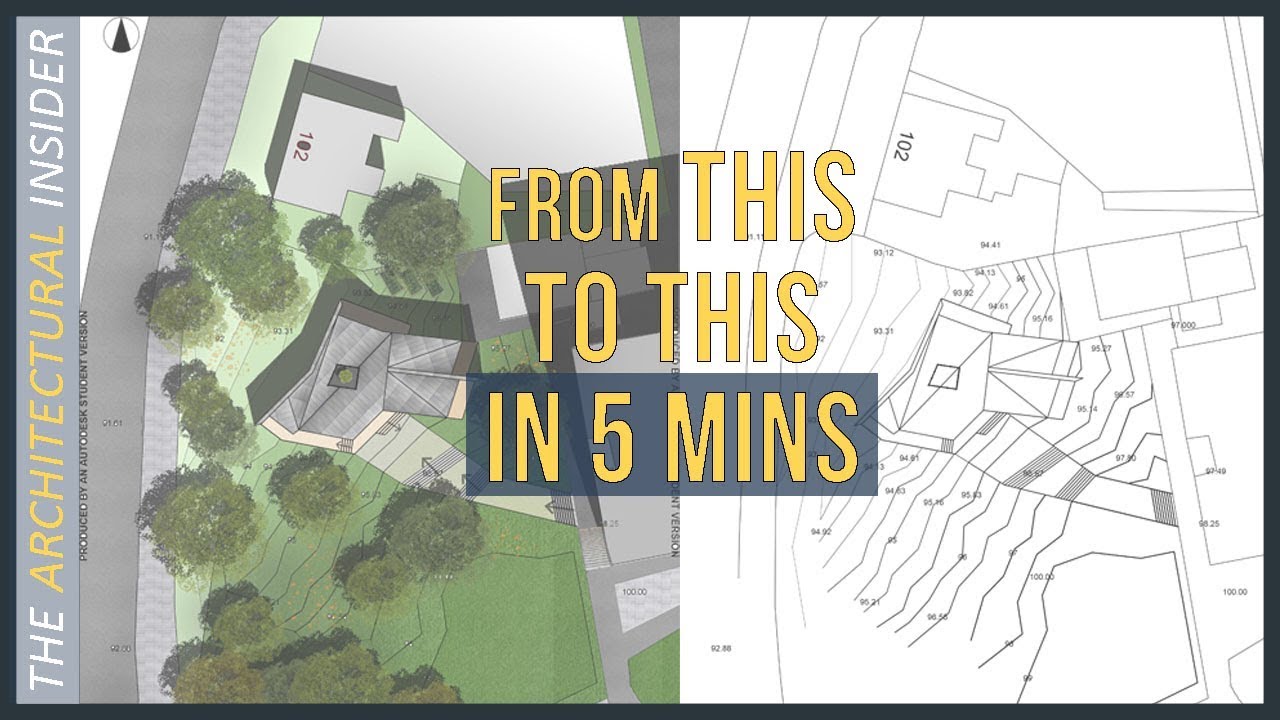 How To Render Site Plan In Photoshop / Architectural Design
