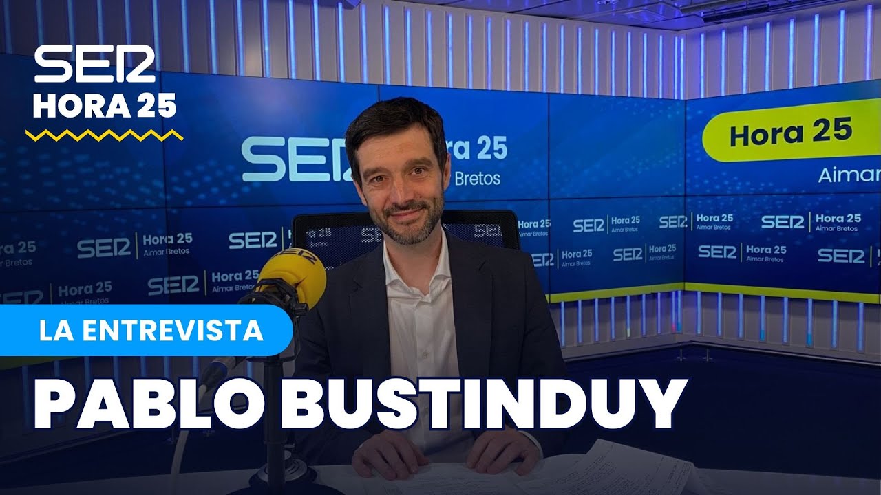 Entrevista a Pablo Bustinduy, en Hora 25