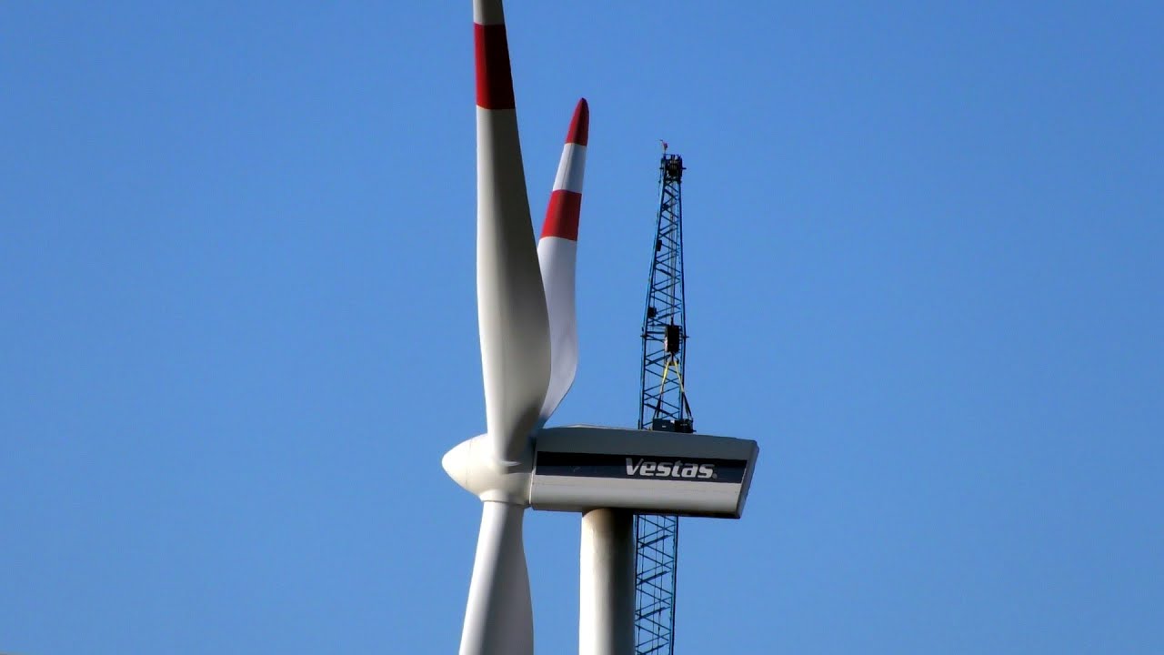 Reparatur eines Windrades