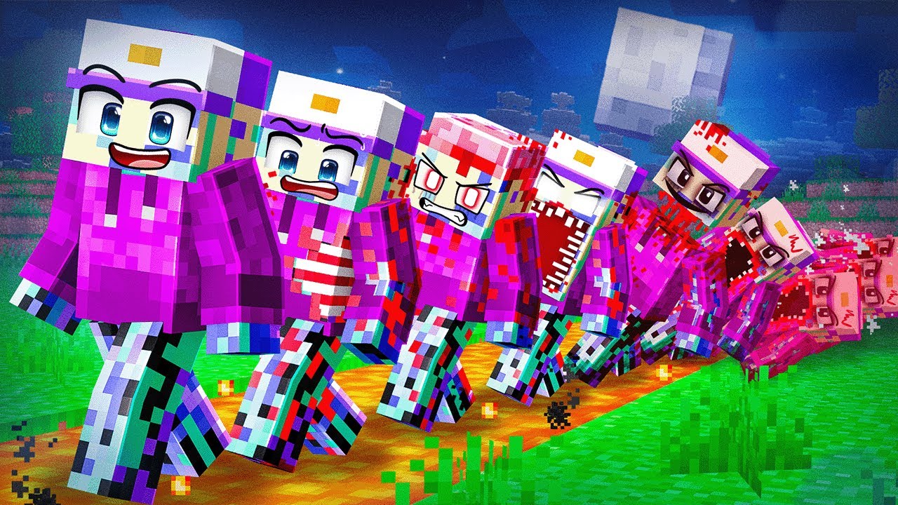 Minecraft, But Your Damage = More Scary!