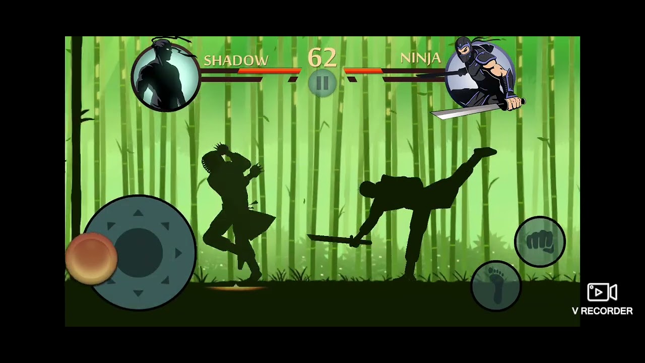 My first time playing shadow fight and it was mind blowing🤯🤯