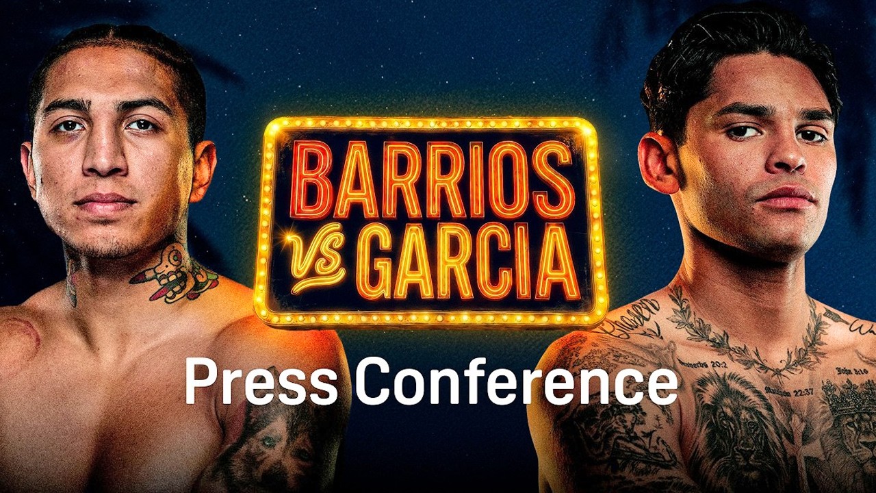 Mario Barrios vs Ryan Garcia - LIVE Final Press Conference & Face Off Video