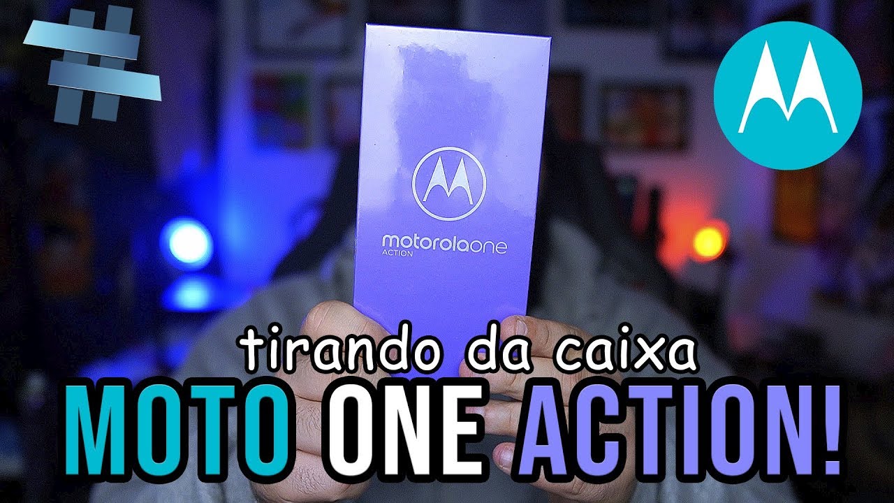 MOTOROLA MOTO ONE ACTION! Saiba TUDO SOBRE ELE! (Unboxing e primeiras opiniões)