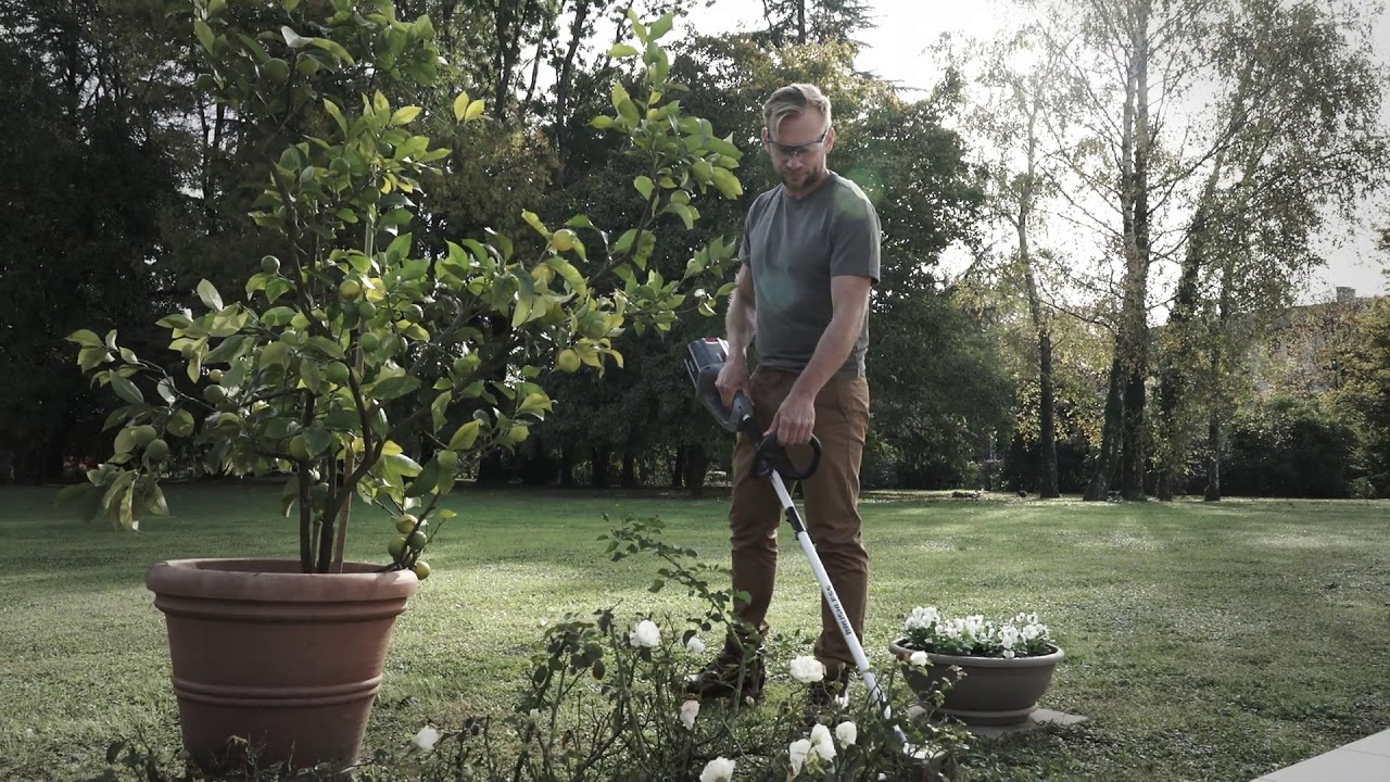 Powerworks PD60LT 60v Li-Ion Brushless Cordless Line Trimmer - Bare | Screwfix