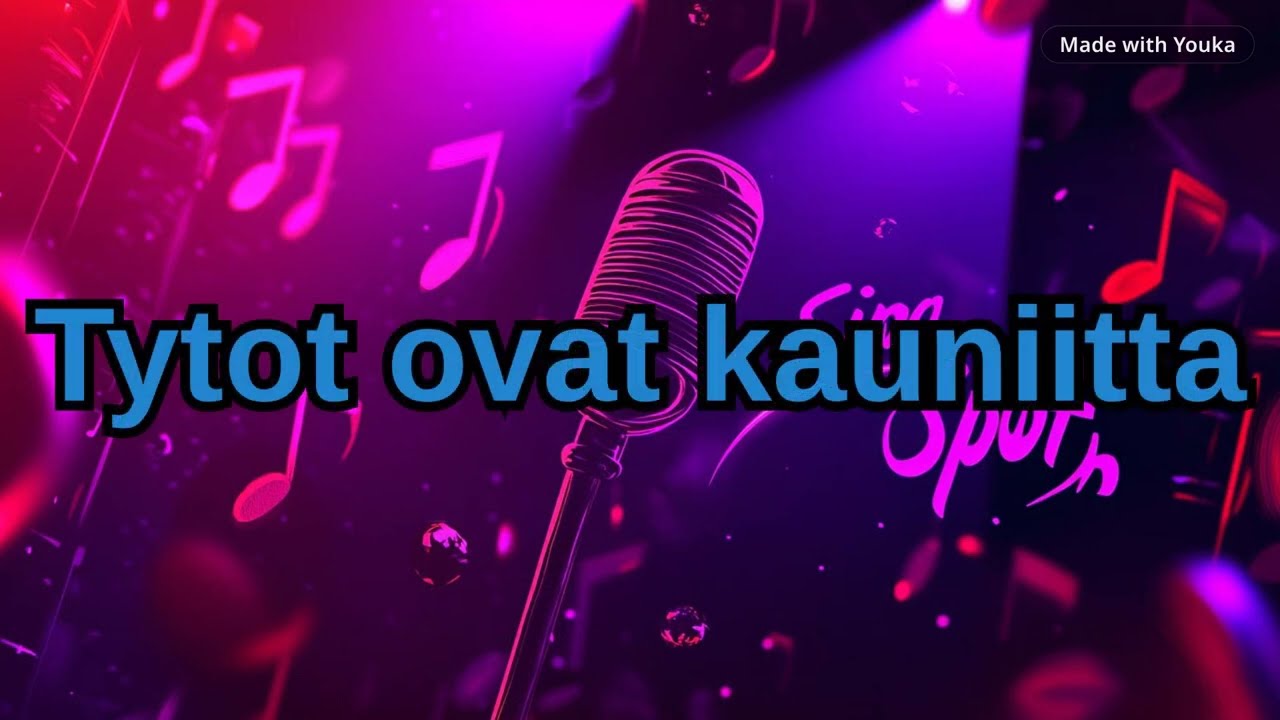 Tytöt ovat kauniita - Yölintu (Karaoke)