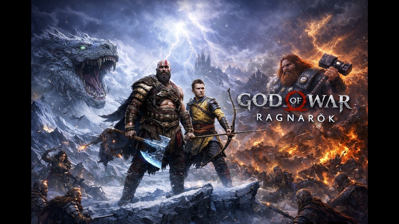 Кратос помагає Фреї🫵 God of War: Ragnarok😀😀😀