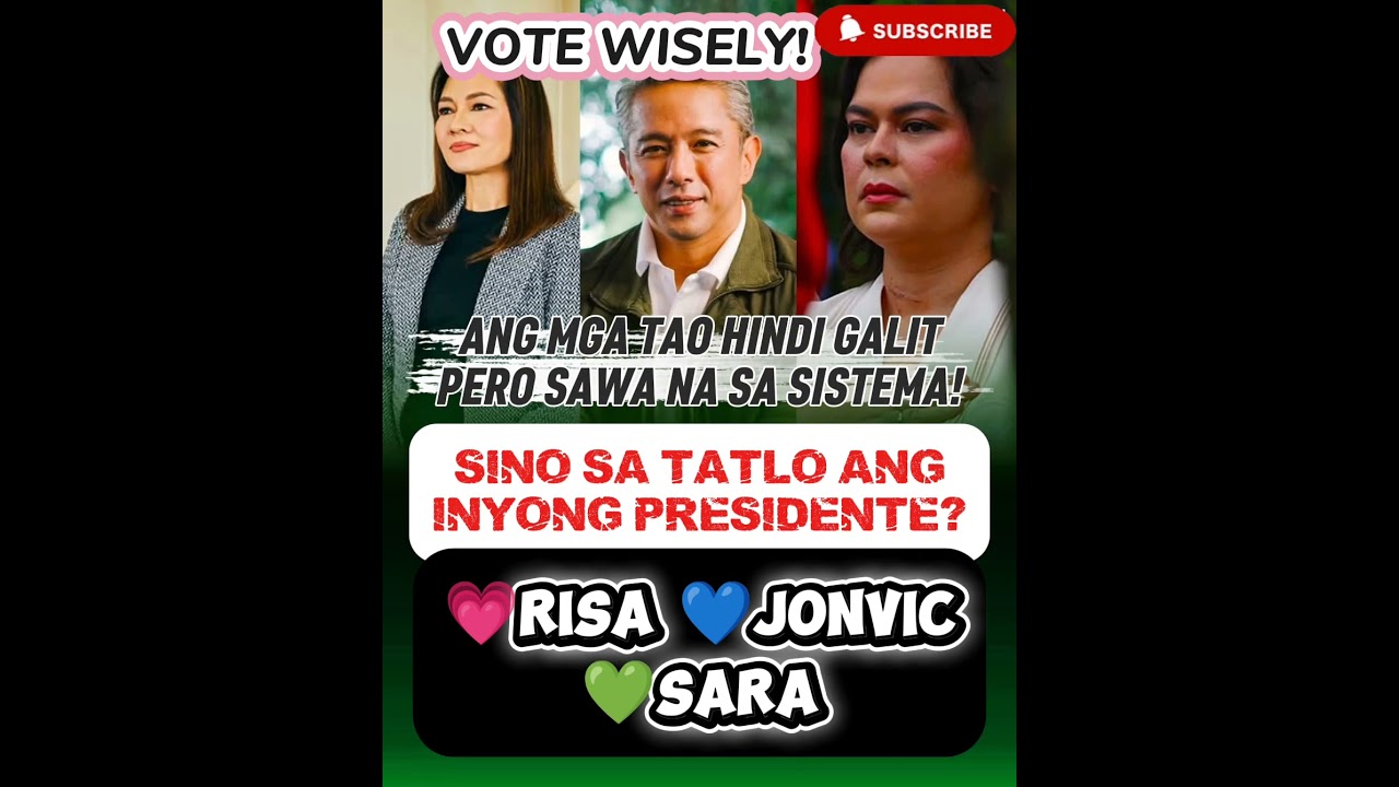 VP DUTERTE VS HONTIVEROS VS REMULLA: SINO ANG INYONG PRESIDENTE?#funny#comedy#jokes#foryou#shorts