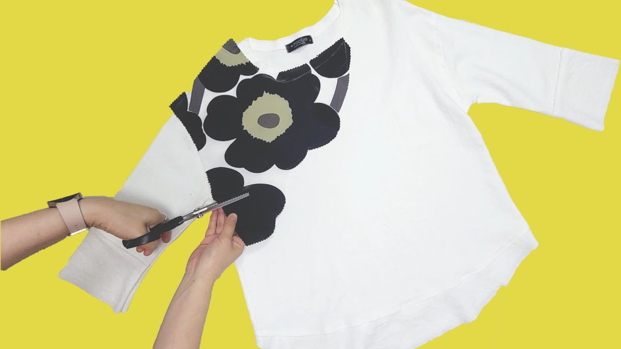 죽은 티셔츠 살리기 / 원본보다 더 예쁜 리폼 / Reforming a stained T-shirt