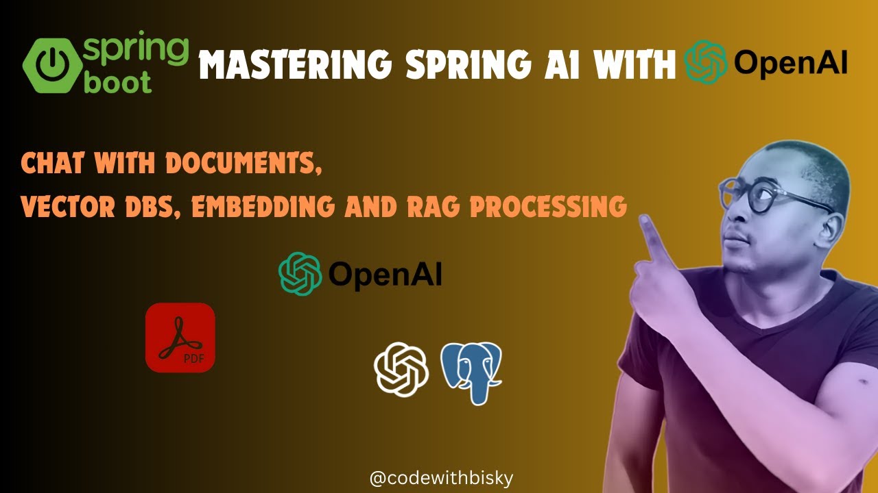 Mastering Spring AI with OpenAI ChatGPT: Chat with Documents, Embeddings, and RAG Processing