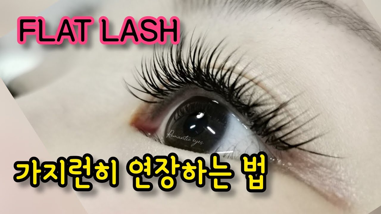 속눈썹 잔털 연장하기 어려운 초보자를 위해, 모델시술(시술자모드)