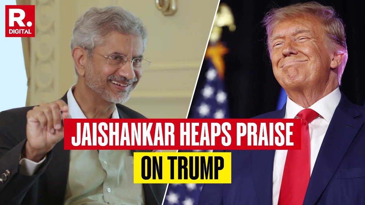 EAM Jaishankar Heaps Praise On Trump, Highlights Good Relations Between India, US