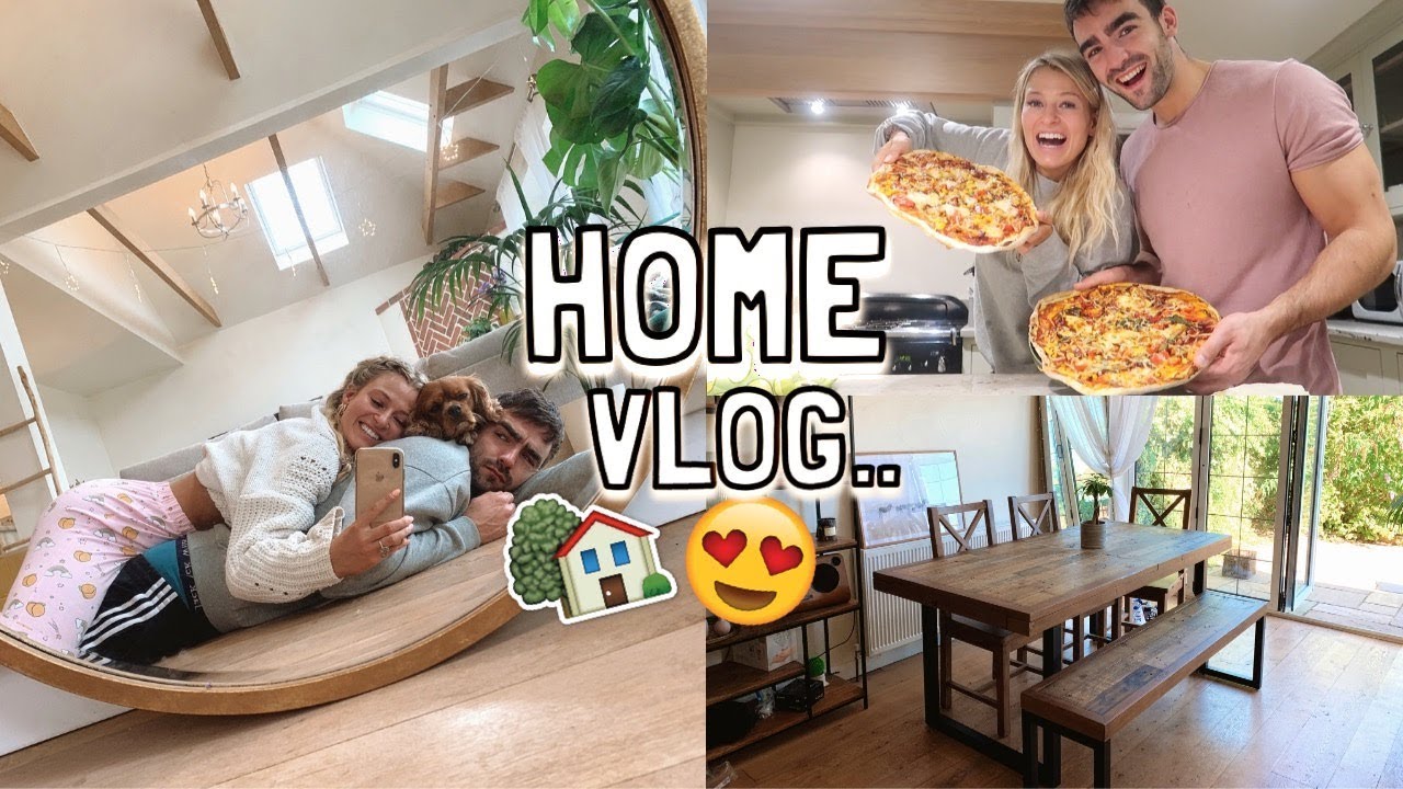 HOME VLOG: NEW FURNITURE & MAKE HOMEMADE PIZZAS WITH US!