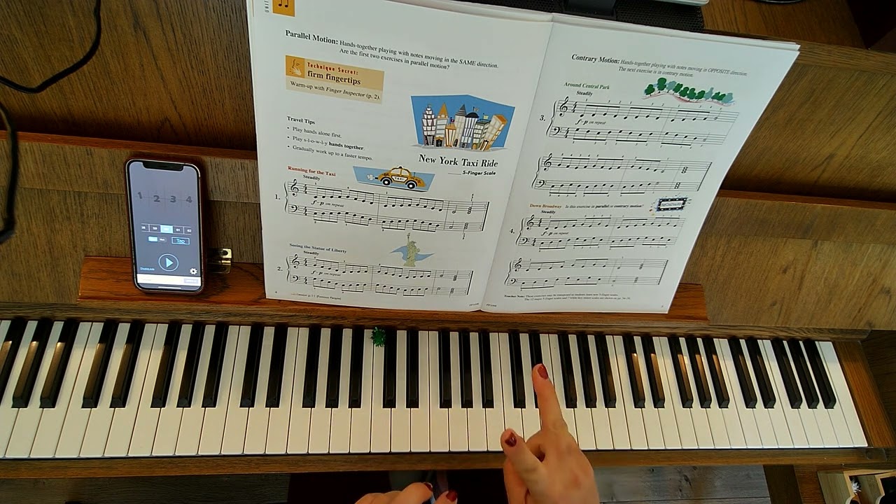 Pgs. 4-5 New York Taxi Ride Instructional with 60 bpm