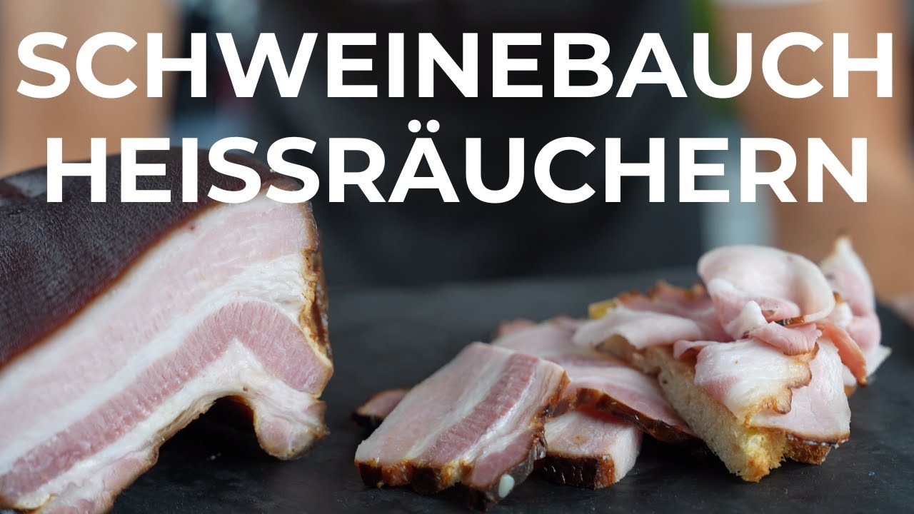 Schweinebauch heißräuchern (Wammerl) - rauchig, saftig, lecker