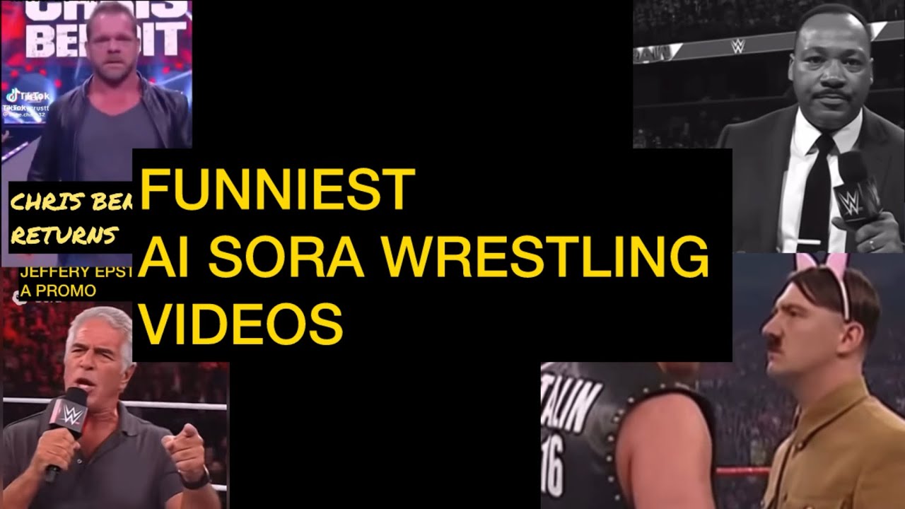Funniest SORA AI WRESTLING Videos😂 PT1 #wwe #wrestling #funny #memes 