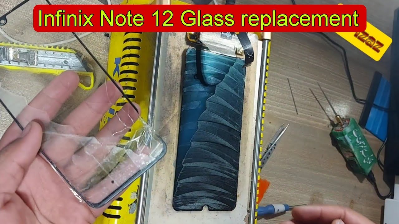 Infinix Note 12 X670 Front  Broken Glass Replacement | Infinix Note 12 front screen glass repair