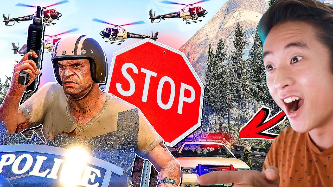 TRY NOT TO BREAK THE LAW CHALLENGE (GRAND THEFT AUTO 5)