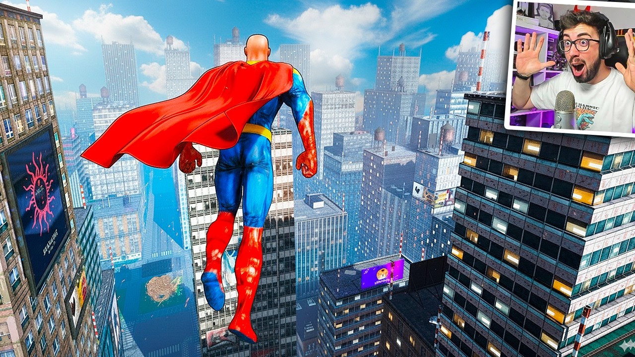 SIMULADOR DE SUPER H&Eacute;ROE REAL en MUNDO ABIERTO 😂 | Superhero Simulator