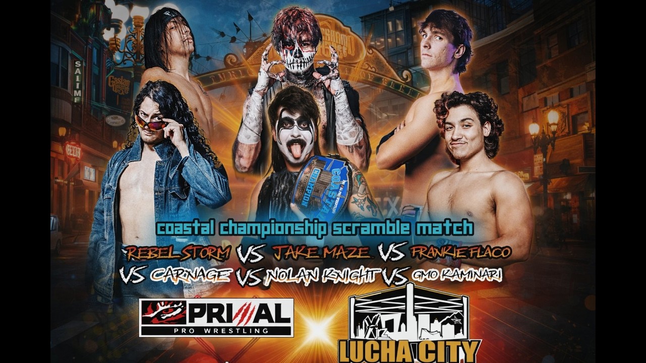 Primal Pro VS Lucha City: 8 Man Scramble Match