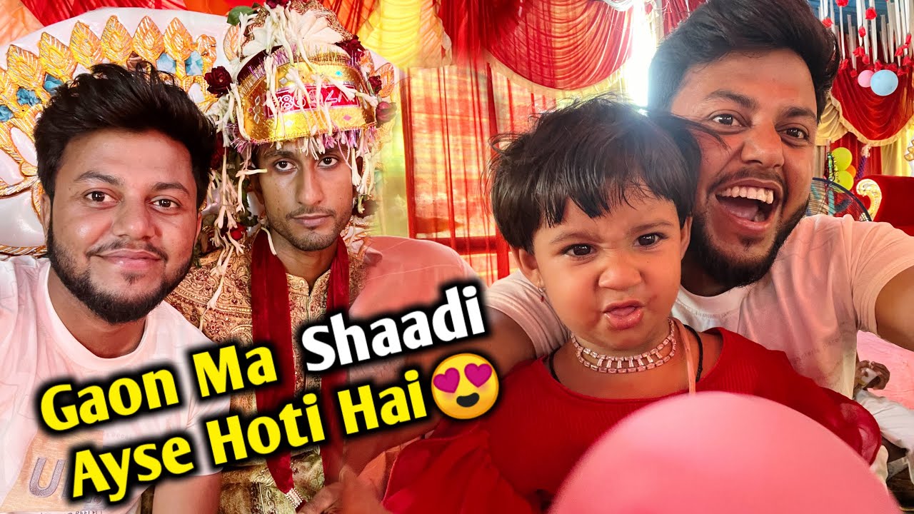 Gaon Ma Shaadi Ayse Hota Hai🥰 || Village wedding ceremony || Gaon Ki Shaadi || Sadek M Vlogs