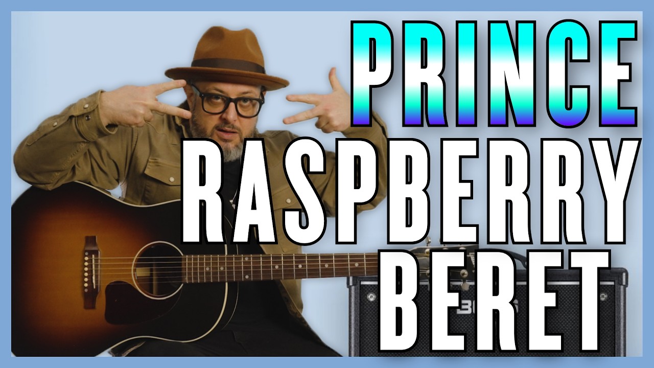 Учимся играть на гитаре Prince Raspberry Beret &bull; Урок игры на гитаре + Полное руководство