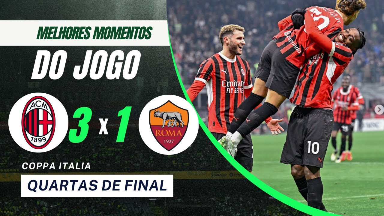 Milan 3x1 Roma: Gols de Abraham e Estreia Brilhante de Jo&atilde;o F&eacute;lix &ndash; Melhores Momentos
