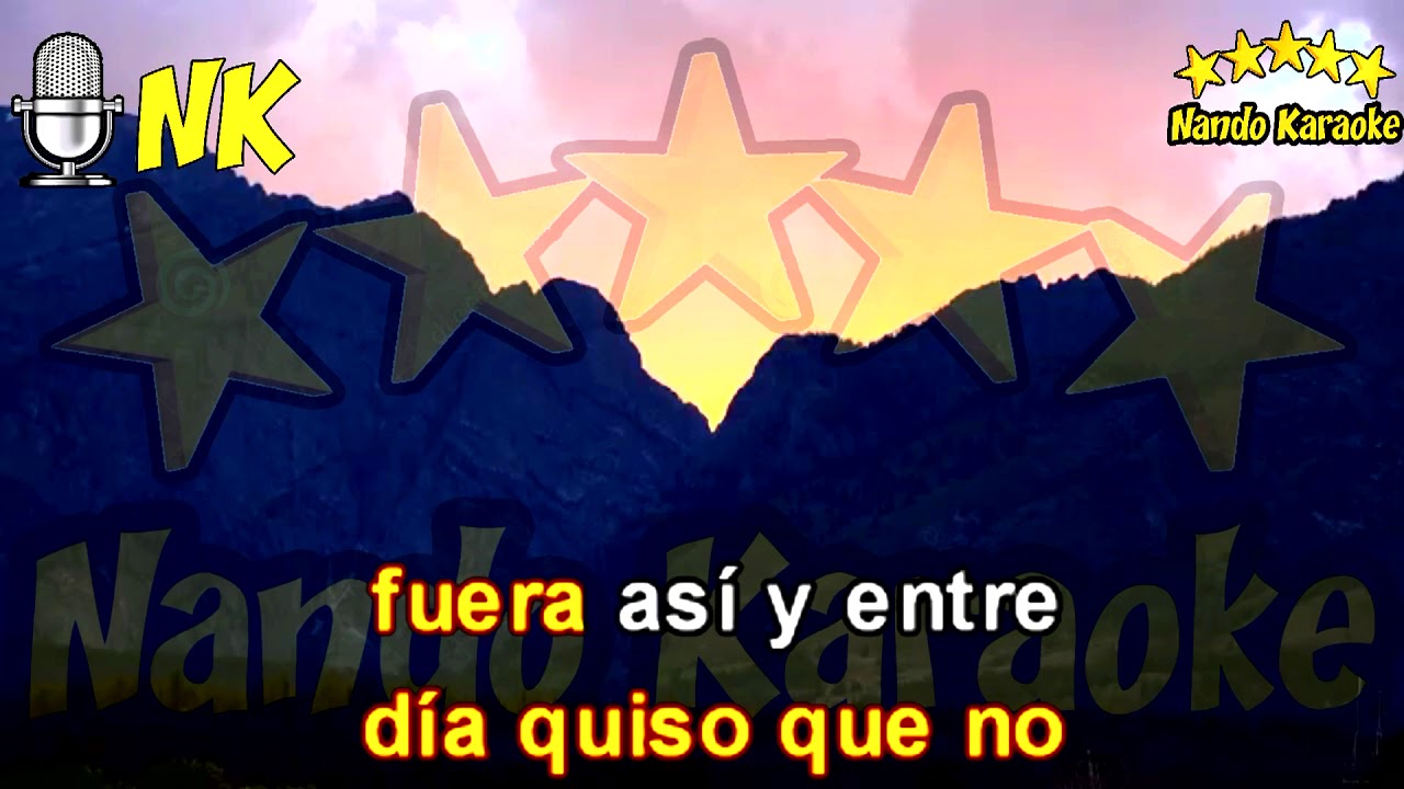 TORMENTA DE VERANO - Karaoke Los Iracundos