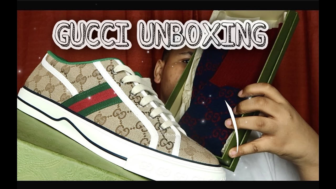 #GUCCI UNBOXING & REVIEW : Socks & Gucci 1977 Sneakers