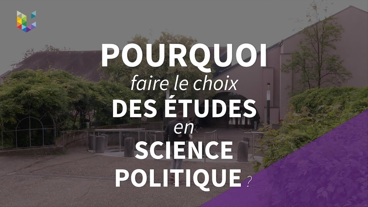 Pourquoi faire des études en Science politique à l'#ULiège ?