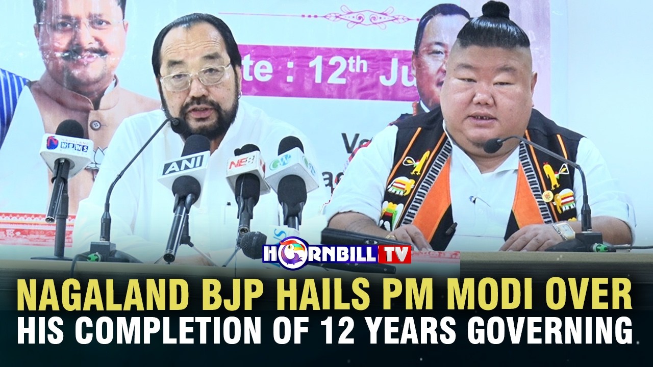 NAGALAND BJP HAILS PM MODI OVER HIS COMPLETION OF 12 YEARS GOVERNING