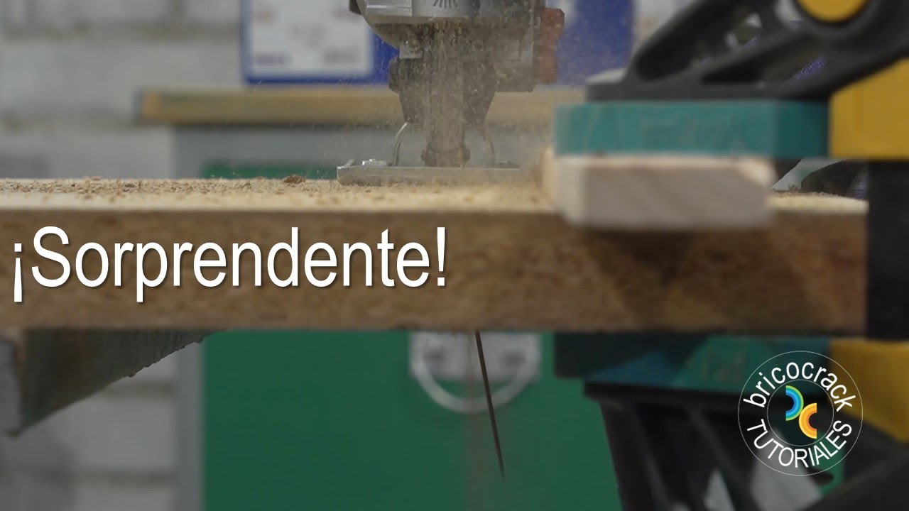 ¿Se te desvía la caladora al cortar madera? (Bricocrack)