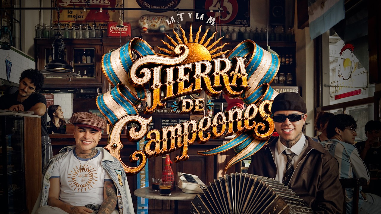 La T y La M - Tierra de Campeones (Pa' los jugadores) Video Oficial