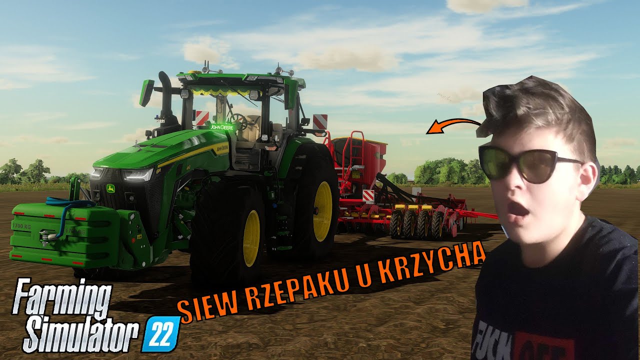 Siejemy Rzepak u Krzycha🌱Ogień na Tłoki🔥Nowym John Deere 8r🤑Wschodni Rolnik #160 S2🌾