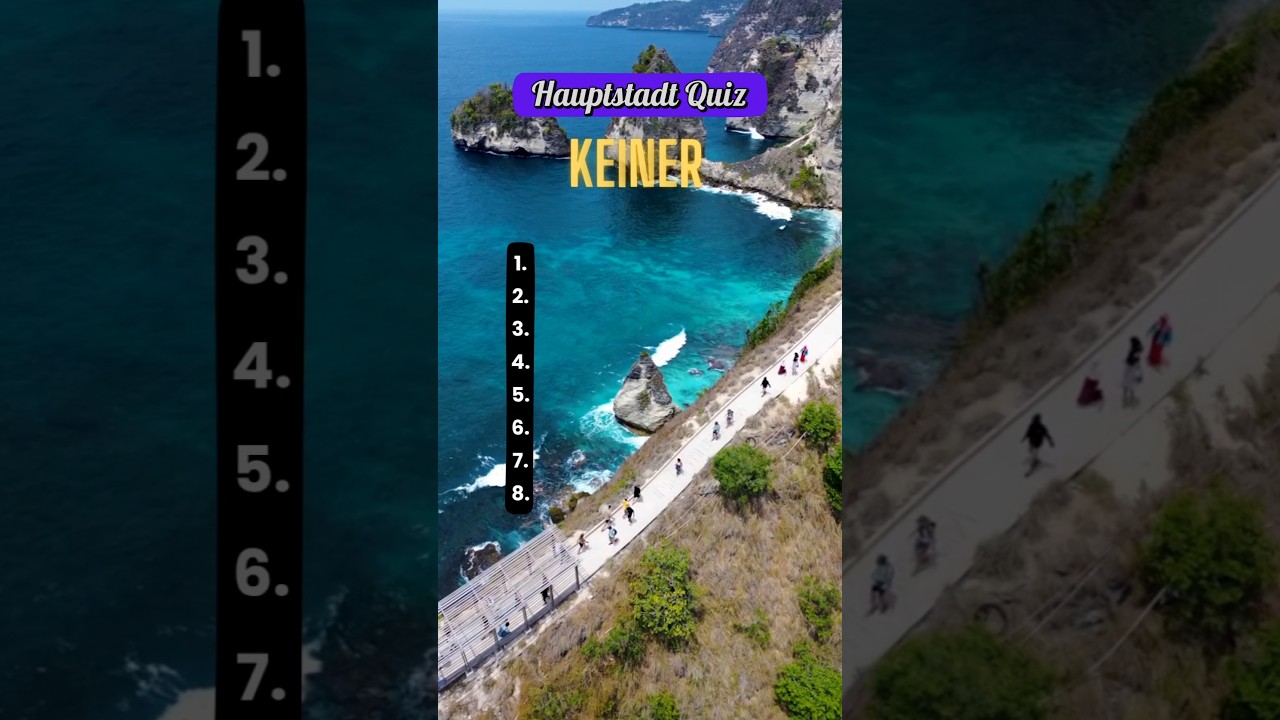 Hauptstadt Quiz Allgemeinwissen 😎 