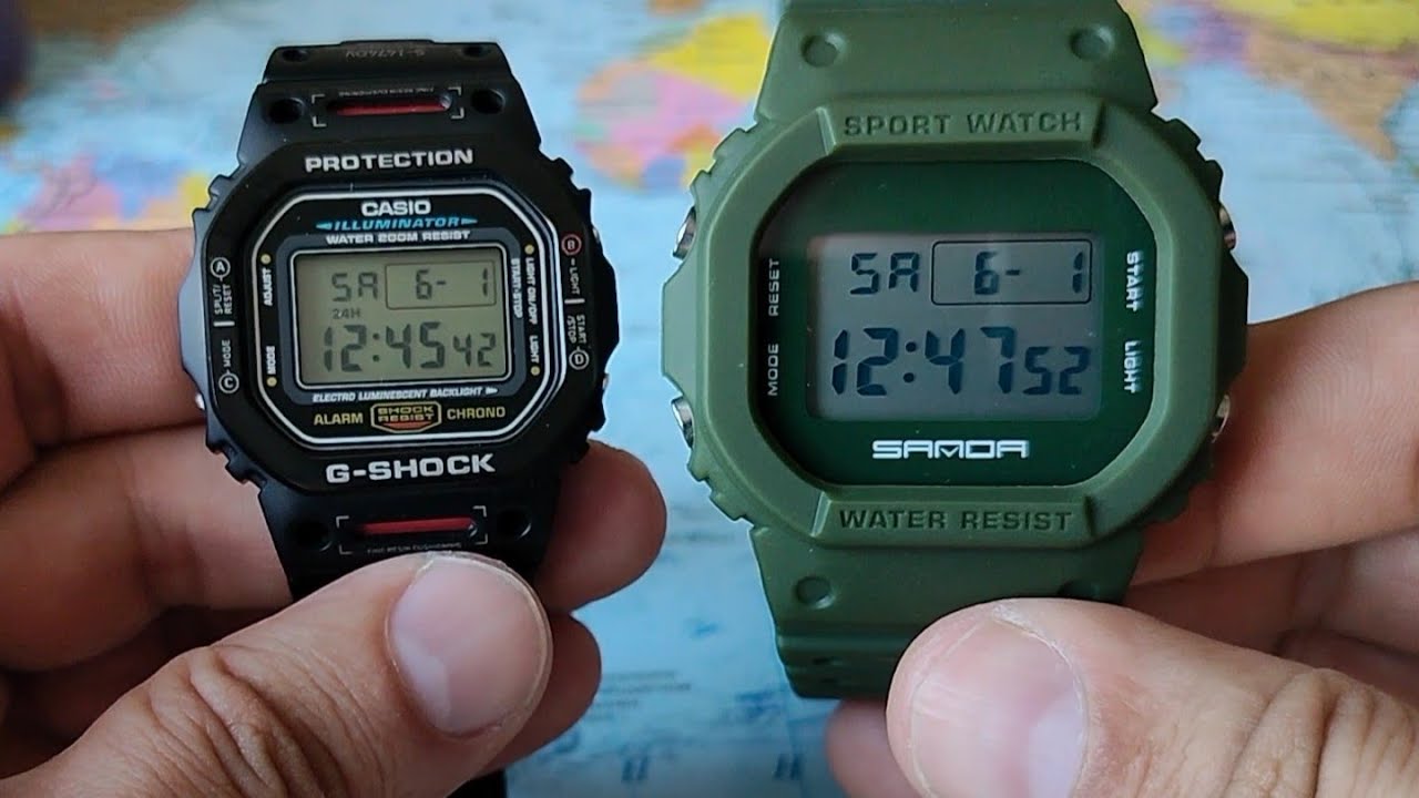 Sanda 2107 увеличена копия G-Shock.