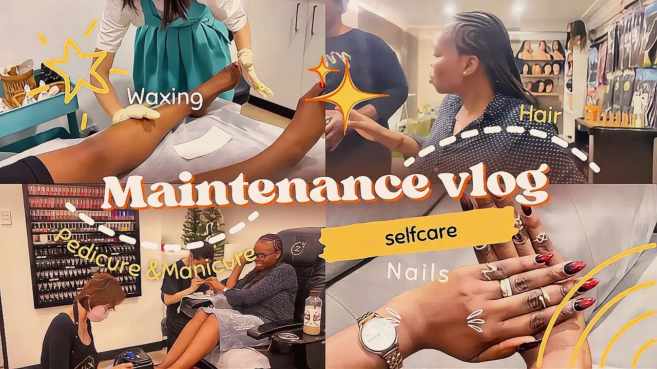 Maintenance Day Vlog | Hair, Nails & Self-Care Reset