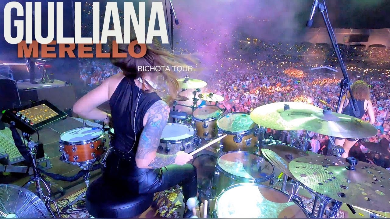 Drum Cam - Friky Estadio el Campin Colombia - Feid Karol G