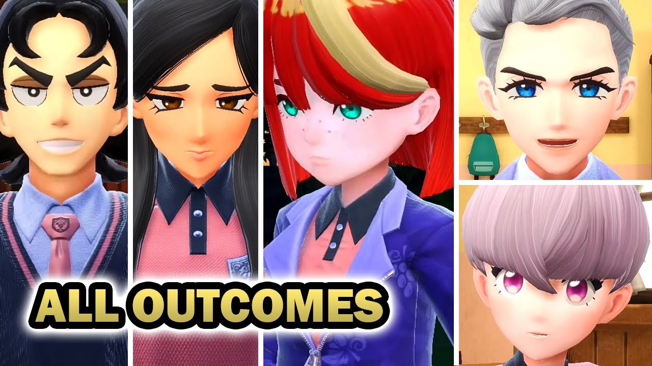 Pokémon Scarlet & Violet: The Indigo Disk - Team Star Quest (All Outcome)
