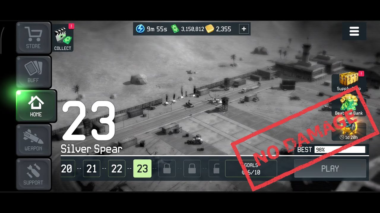 War Drone Level 23 – Silver Spear (NO DAMAGE Walkthrough | Full Gameplay)